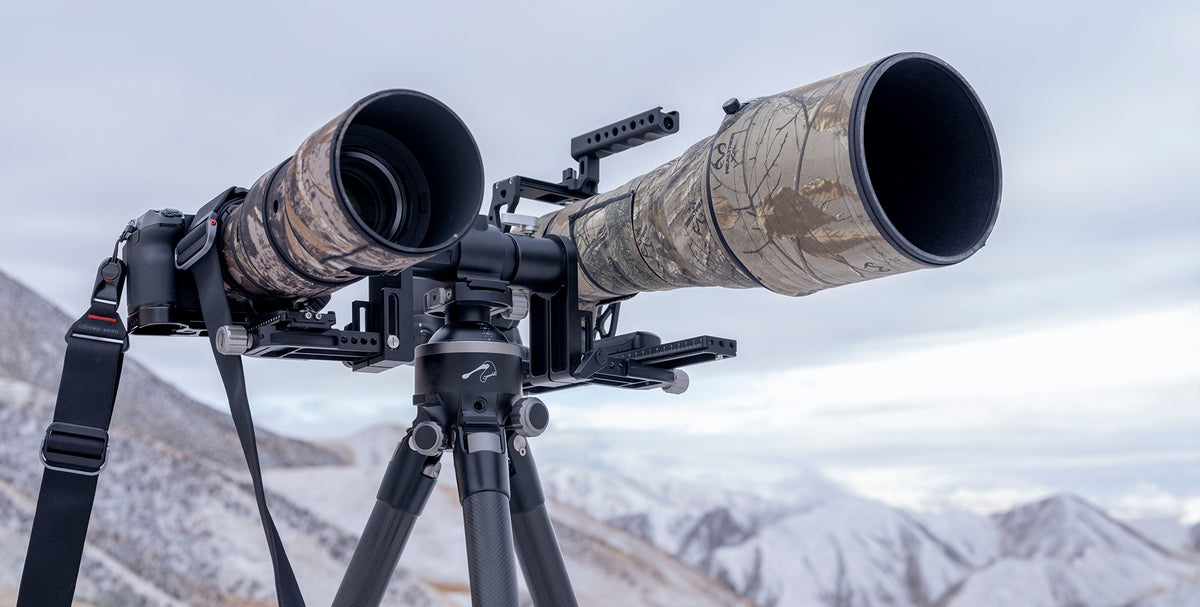 HEIPI HPS23 Dual camera bracket for wildlife photography