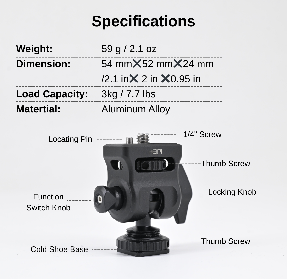 HEIPI KF17 Ball Head