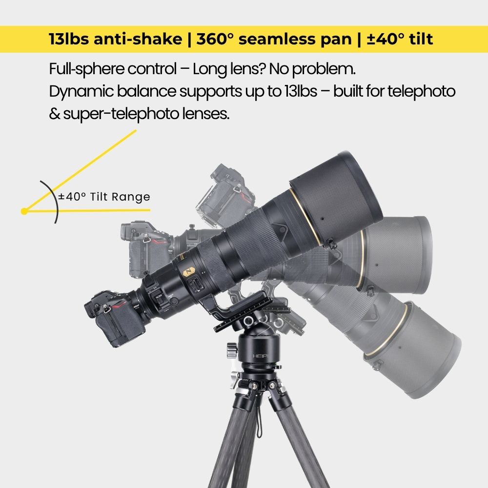 HEIPI KF60S Counterbalance Ball Head