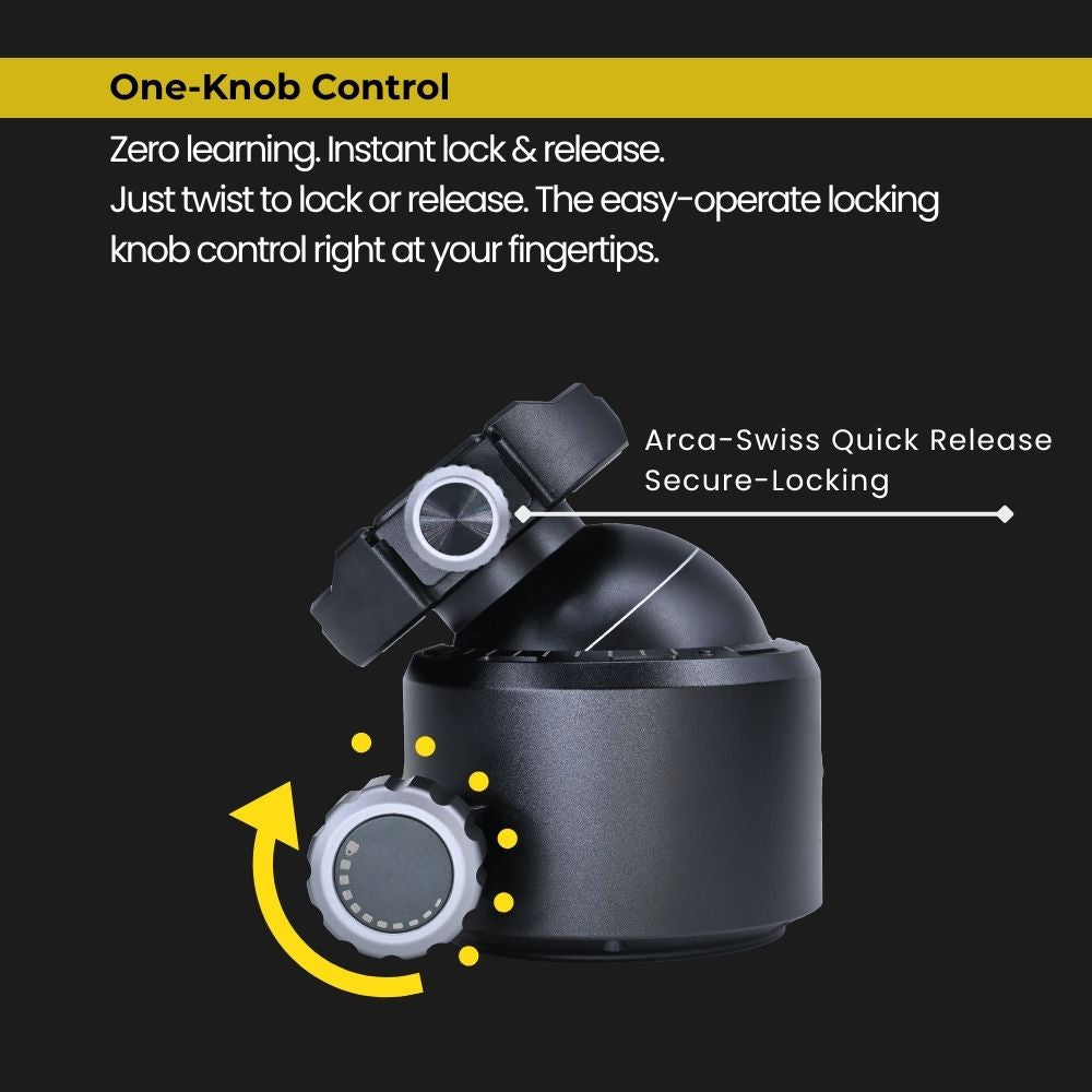 HEIPI KF60S Counterbalance Ball Head