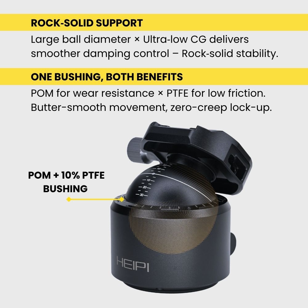 HEIPI Counterbalance Ball Head - KF60S / KF50S