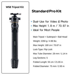 HEIPI XPOD Pro Still & Video Tripod W58