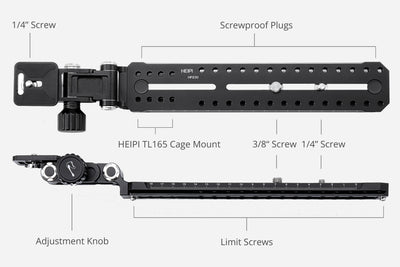 HP230 Telephoto Lens Support Quick Release Plate